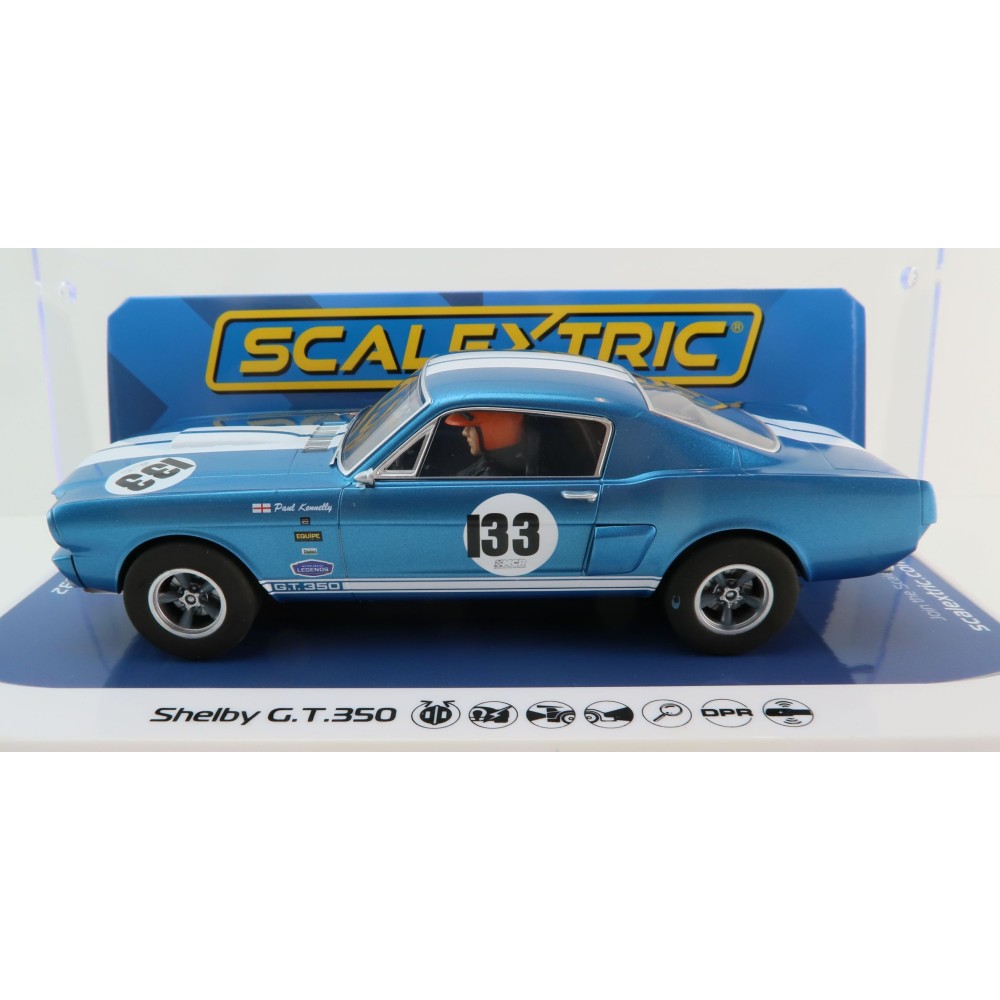 Scalextric C4517 Shelby Mustang GT350 - Paul Kenelly Equipe GTS Slot Car 1:32 Scale