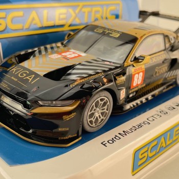 Scalextric C4519 Ford Mustang GT3 Proton Competition Qatar 2024 Slot Car 1:32 Scale