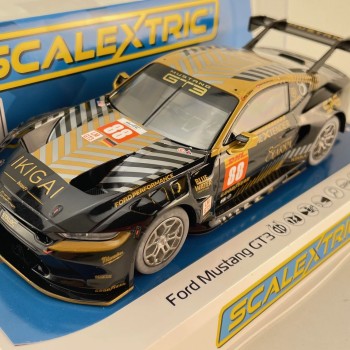 Scalextric C4519 Ford Mustang GT3 Proton Competition Qatar 2024 Slot Car 1:32 Scale