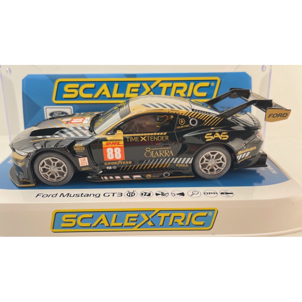Scalextric C4519 Ford Mustang GT3 Proton Competition Qatar 2024 Slot Car 1:32 Scale