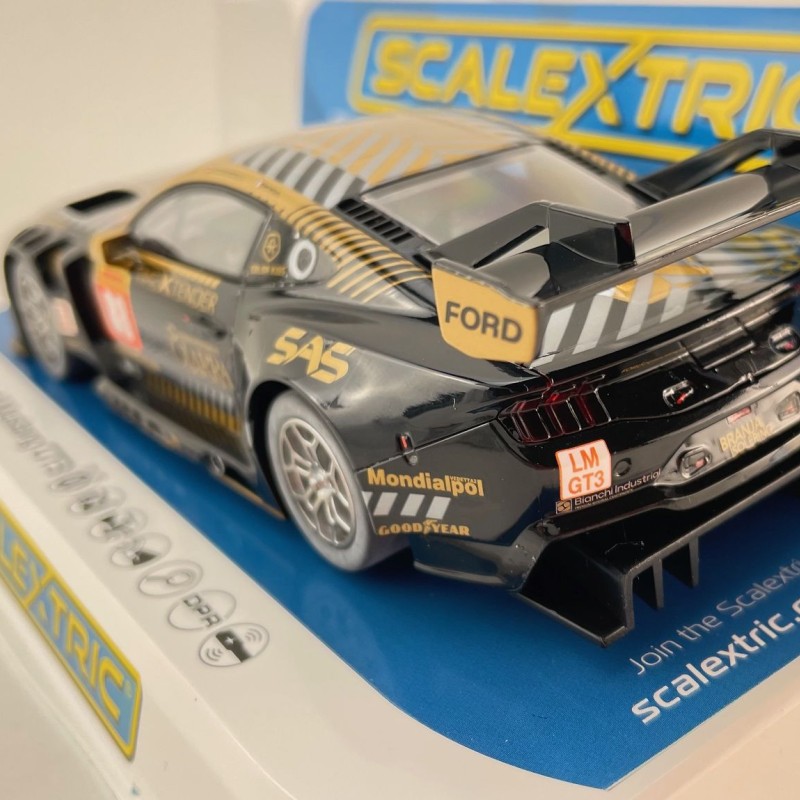 Scalextric C4519 Ford Mustang GT3 Proton Competition Qatar 2024 Slot Car 1:32 Scale