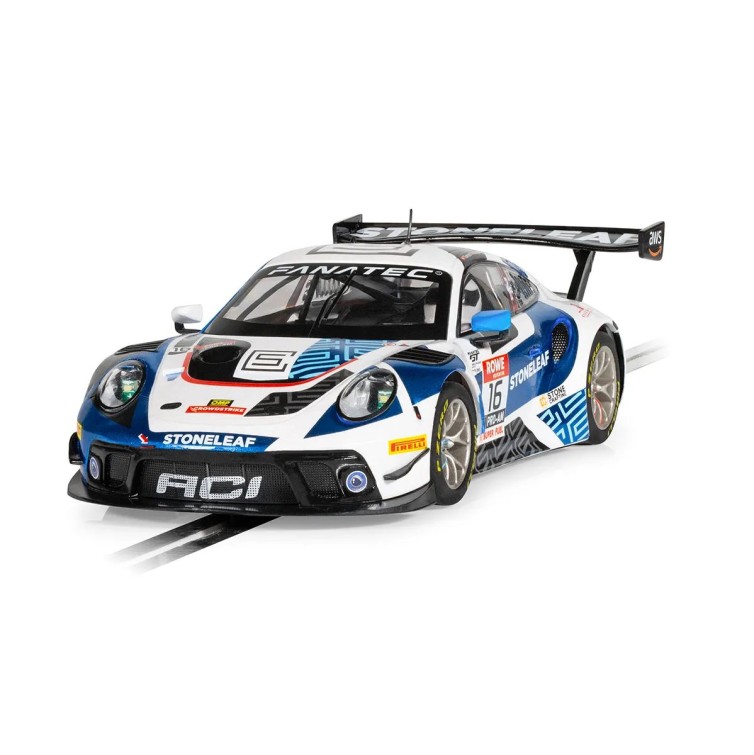 Scalextric C4522 Porsche 911 GT3 R ACI Motorsport Slot Car 1:32 Scale