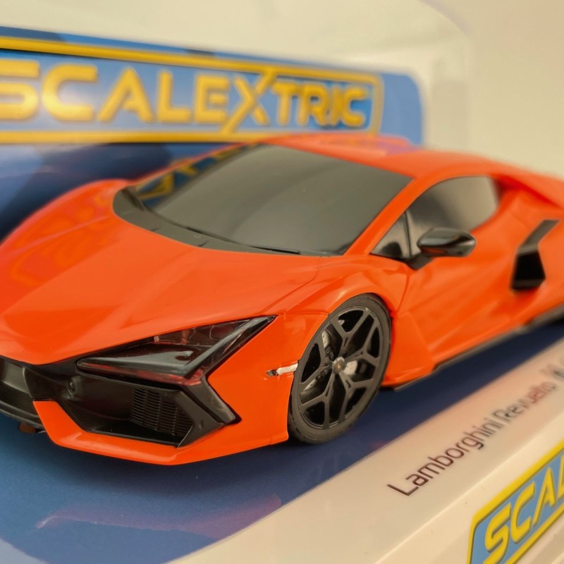 Scalextric C4523 Lamborghini Revuelto - Arancio Apodis Orange Slot Car 1:32 Scale