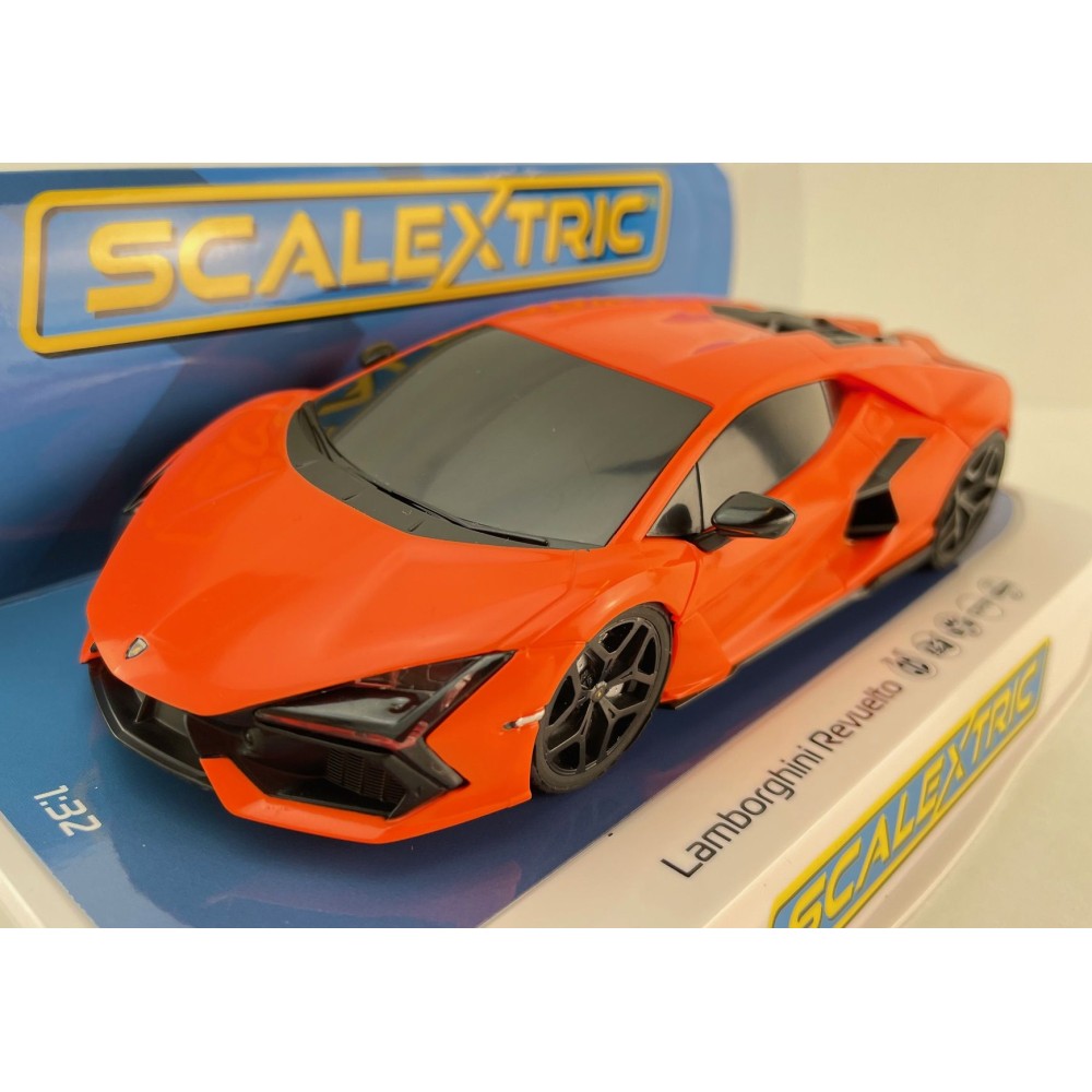 Scalextric C4523 Lamborghini Revuelto - Arancio Apodis Orange Slot Car 1:32 Scale