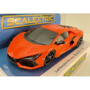 Scalextric C4523 Lamborghini Revuelto - Arancio Apodis Orange Slot Car 1:32 Scale