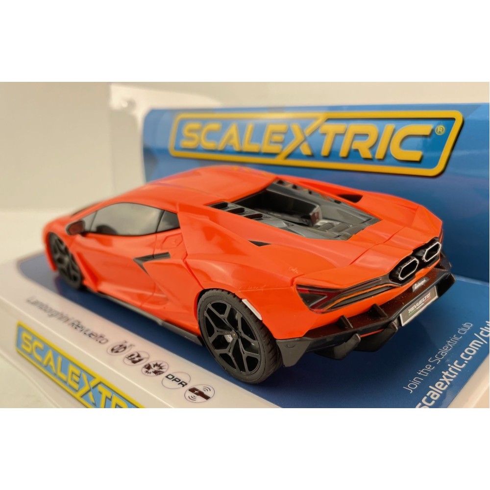 Scalextric C4523 Lamborghini Revuelto - Arancio Apodis Orange Slot Car 1:32 Scale