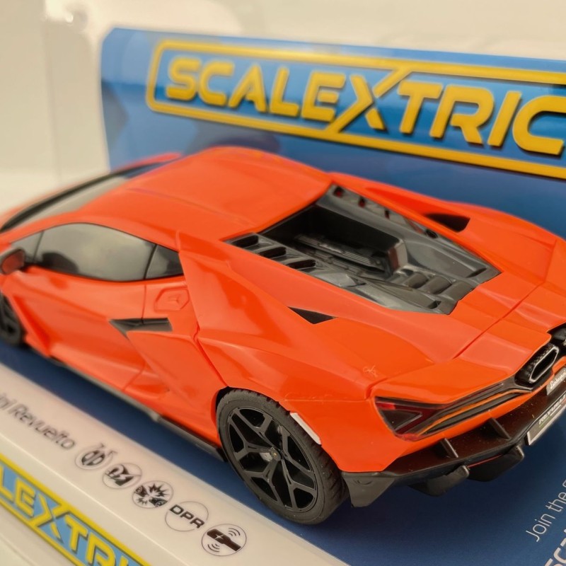 Scalextric C4523 Lamborghini Revuelto - Arancio Apodis Orange Slot Car 1:32 Scale