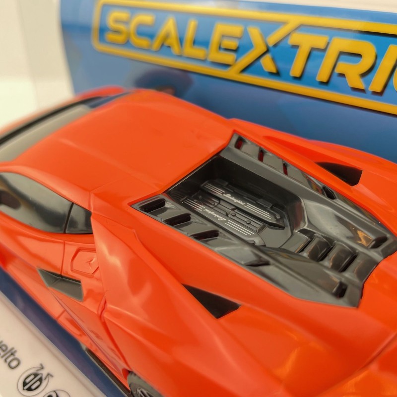 Scalextric C4523 Lamborghini Revuelto - Arancio Apodis Orange Slot Car 1:32 Scale