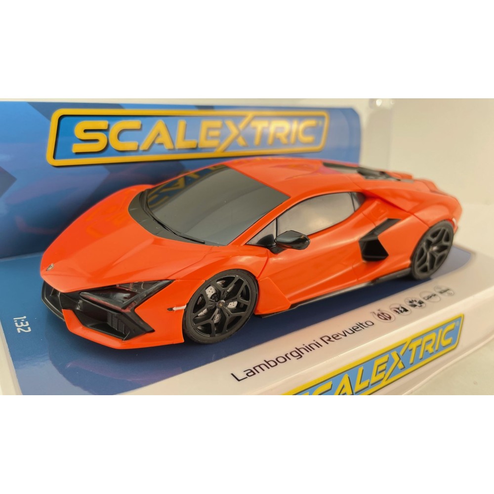 Scalextric C4523 Lamborghini Revuelto - Arancio Apodis Orange Slot Car 1:32 Scale