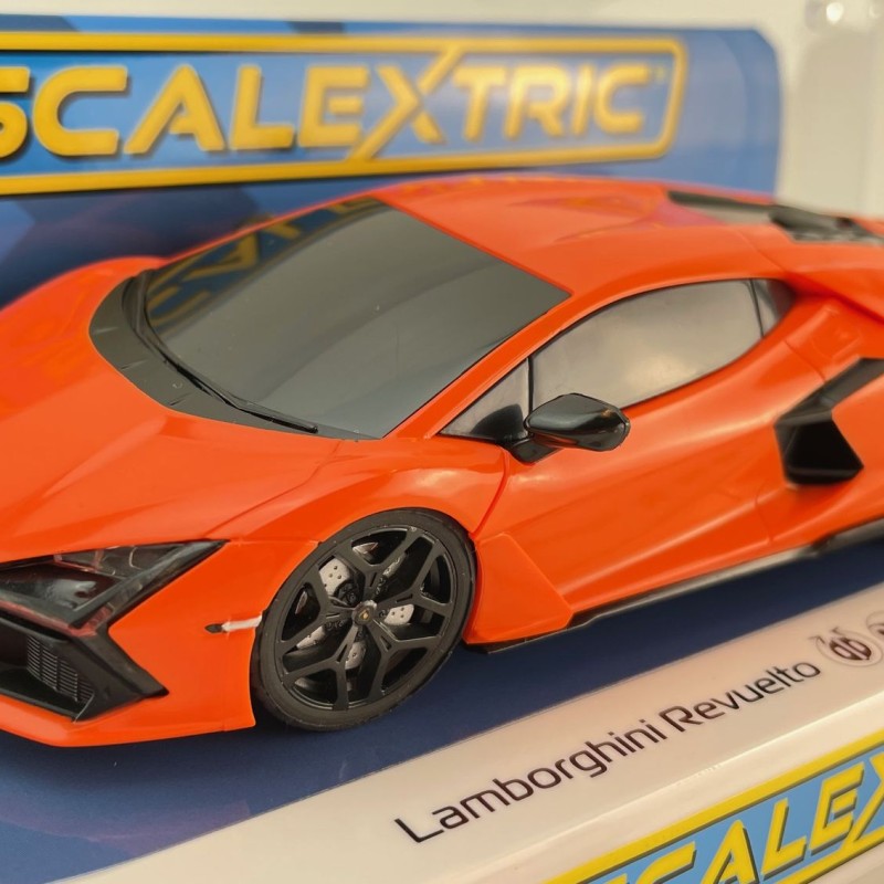 Scalextric C4523 Lamborghini Revuelto - Arancio Apodis Orange Slot Car 1:32 Scale
