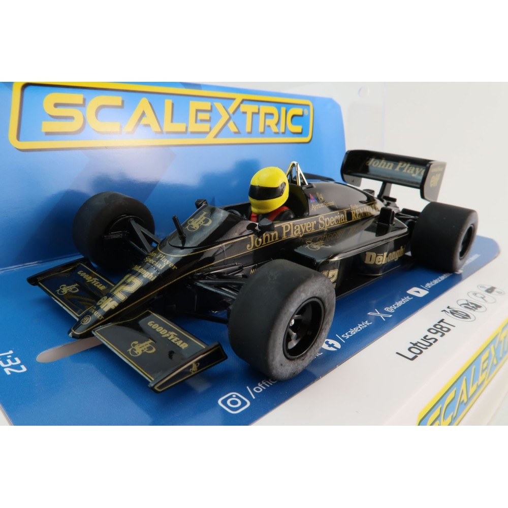 Scalextric C4529 LOTUS 98T F1 - AYRTON SENNA Slot Car 1:32 Scale