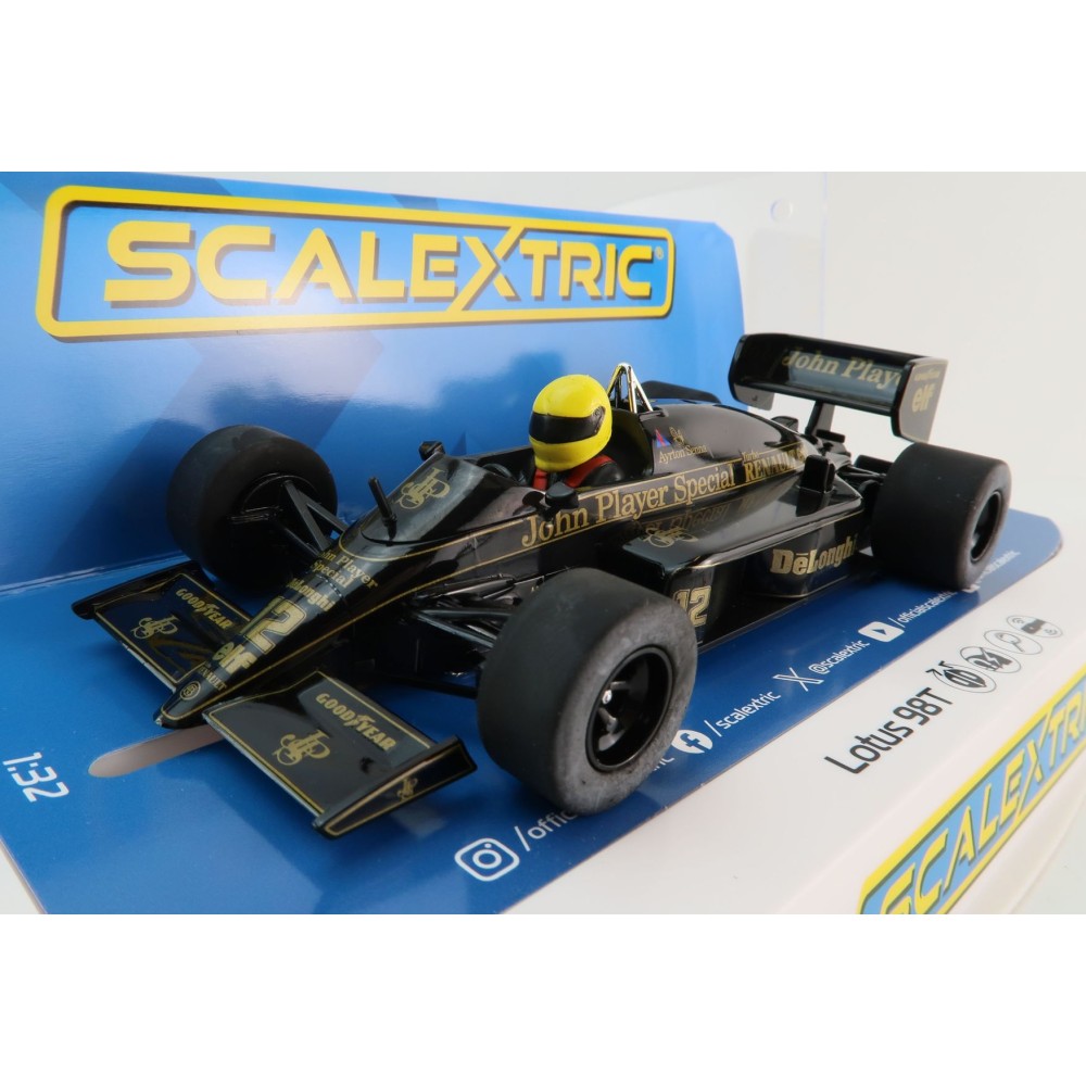 Scalextric C4529 LOTUS 98T F1 - AYRTON SENNA Slot Car 1:32 Scale