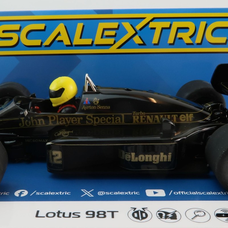 Scalextric C4529 LOTUS 98T F1 - AYRTON SENNA Slot Car 1:32 Scale