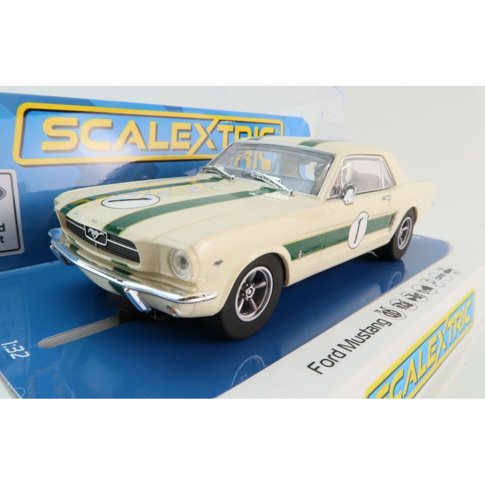 Scalextric C4531 1967 Ford Mustang - Ian Geoghegan No 1 AU Only Slot Car 1:32 Scale