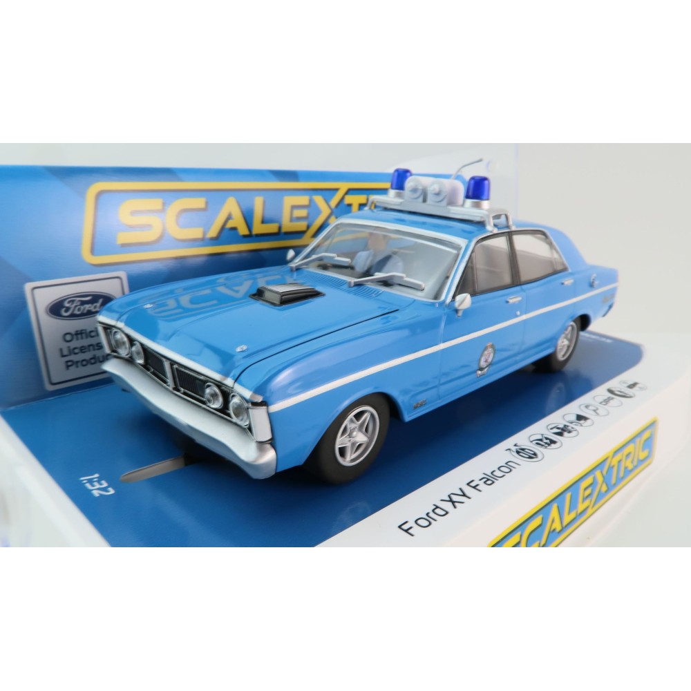 Scalextric C4532 Ford XY Falcon NSW Police Car Slot Car AU Exclusive 1:32 Scale