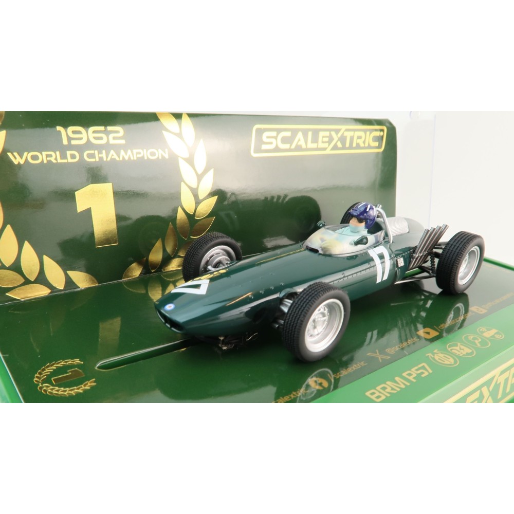 Scalextric C4536 BRM P57 - Winner Dutch GP 1962 - World Champion Edition Slot Car 1:32 Scale
