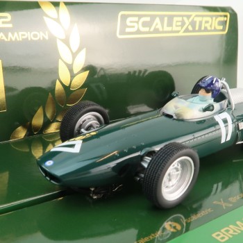 Scalextric C4536 BRM P57 - Winner Dutch GP 1962 - World Champion Edition Slot Car 1:32 Scale