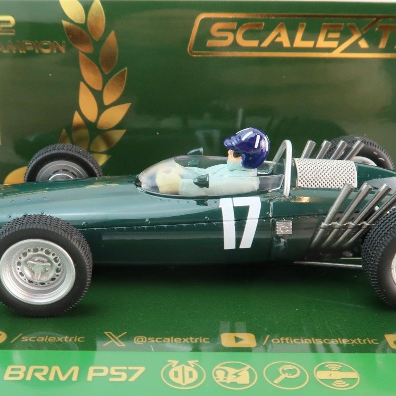 Scalextric C4536 BRM P57 - Winner Dutch GP 1962 - World Champion Edition Slot Car 1:32 Scale