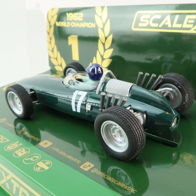 Scalextric C4536 BRM P57 - Winner Dutch GP 1962 - World Champion Edition Slot Car 1:32 Scale