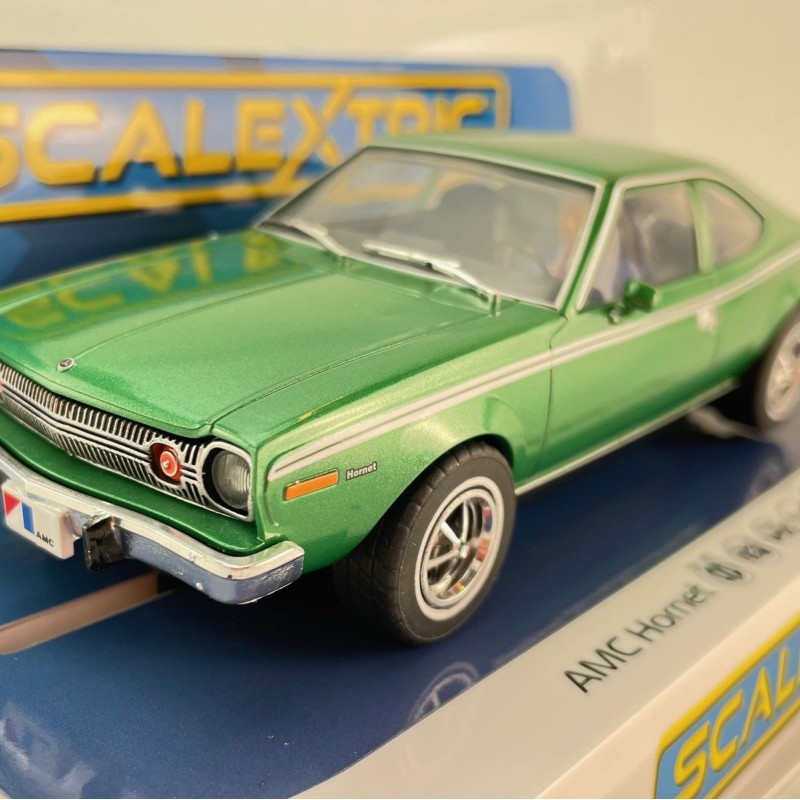 Scalextric C4538 AMC Hornet - Green Slot Car 1:32 Scale