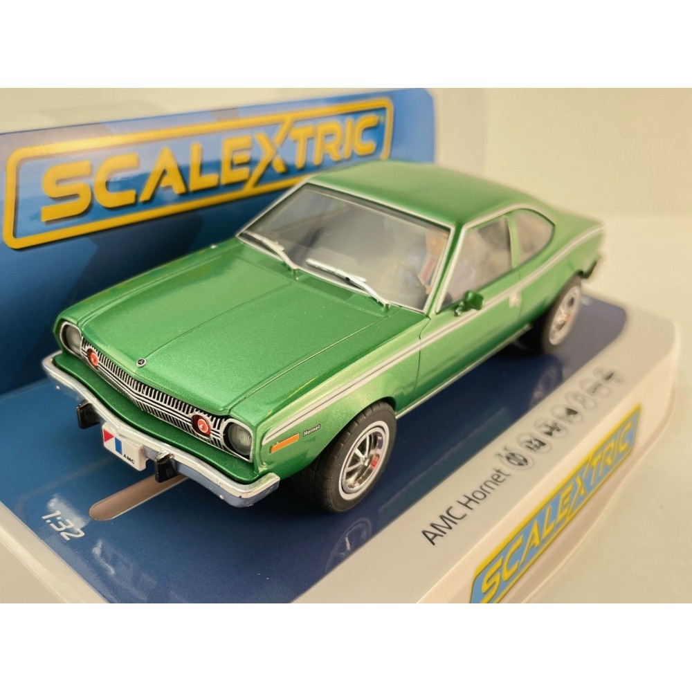 Scalextric C4538 AMC Hornet - Green Slot Car 1:32 Scale