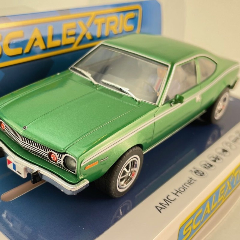 Scalextric C4538 AMC Hornet - Green Slot Car 1:32 Scale