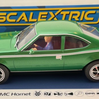 Scalextric C4538 AMC Hornet - Green Slot Car 1:32 Scale