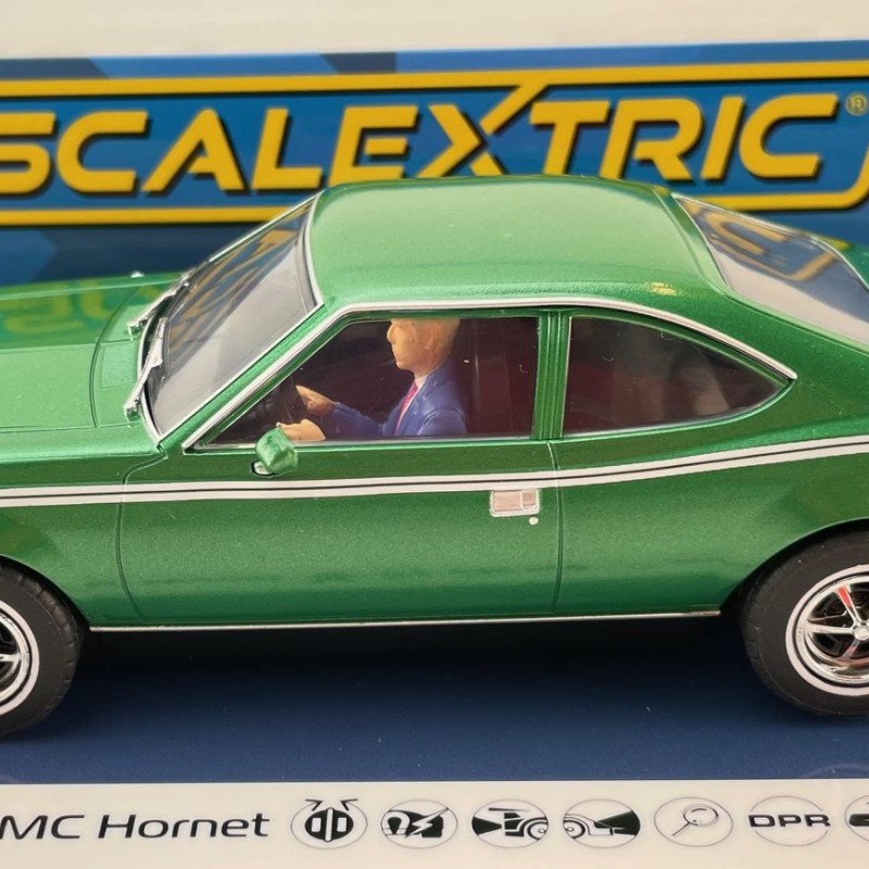 Scalextric C4538 AMC Hornet - Green Slot Car 1:32 Scale