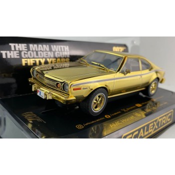 Scalextric C4551A AMC Hornet - James Bond The Man with the Golden Gun - Gold Edition Slot Car 1:32 Scale
