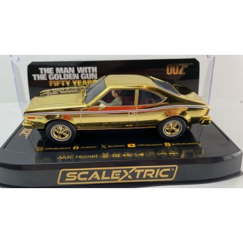 Scalextric C4551A AMC Hornet - James Bond The Man with the Golden Gun - Gold Edition Slot Car 1:32 Scale