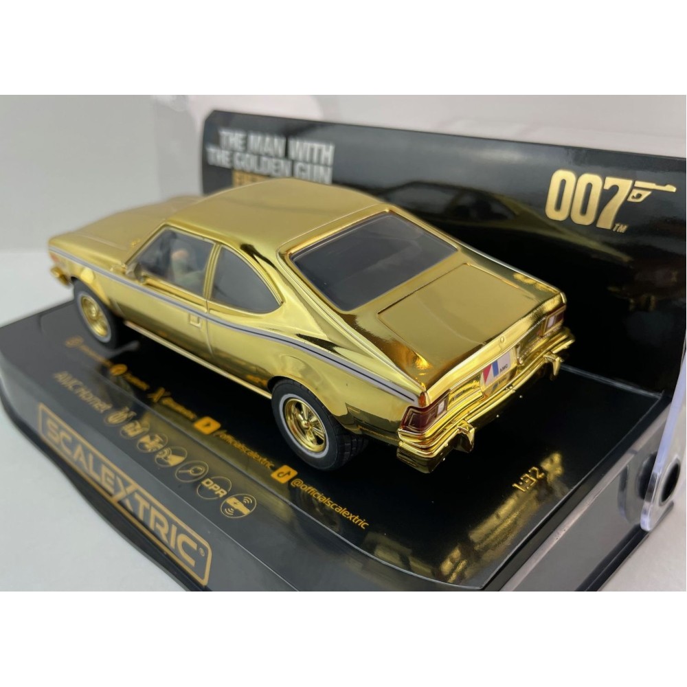 Scalextric C4551A AMC Hornet - James Bond The Man with the Golden Gun - Gold Edition Slot Car 1:32 Scale