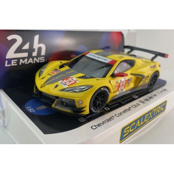 Scalextric C4558 Chevrolet Corvette C8.R 24 Hours Of Le Lans 2023 GTE AM Winner Slot Car 1:32 Scale