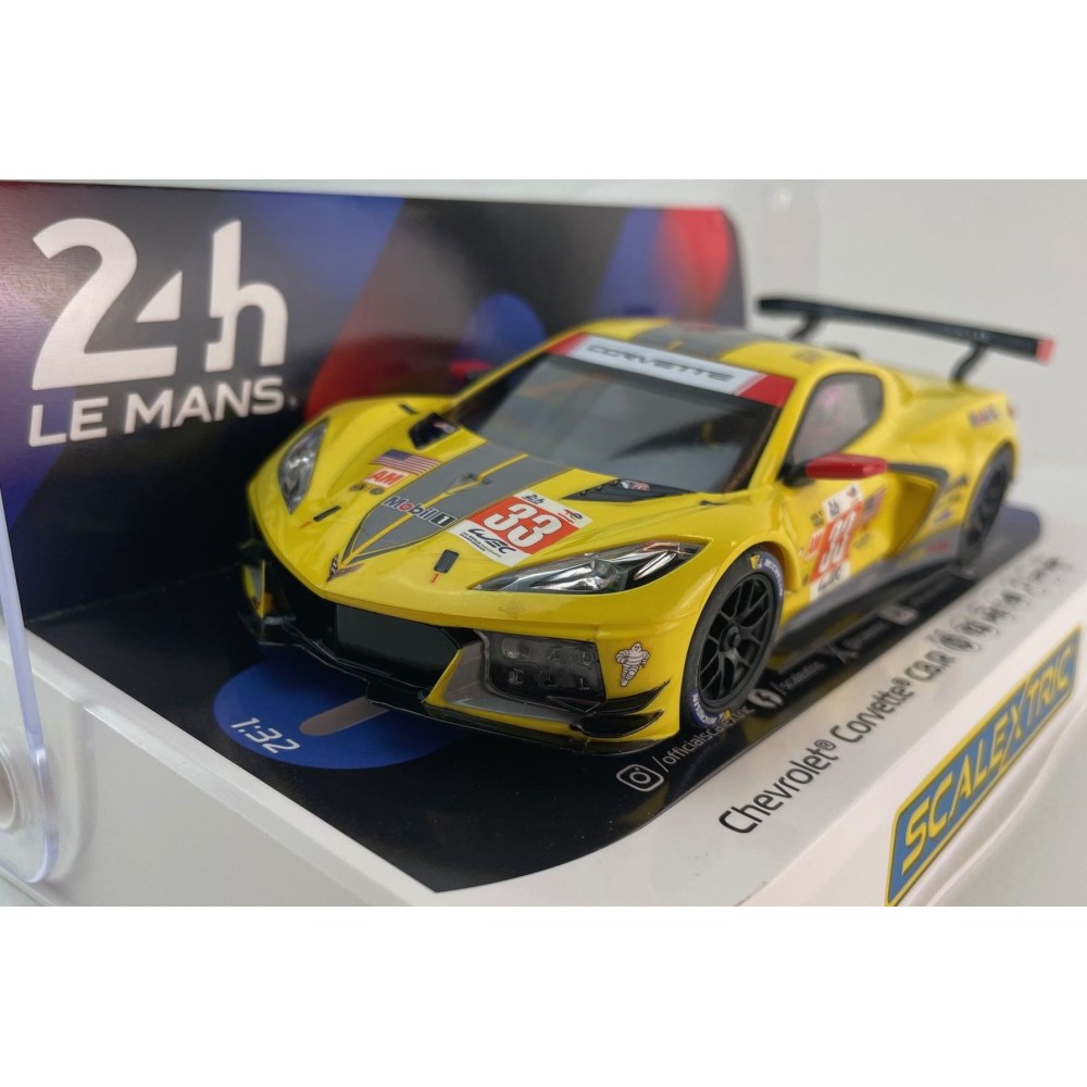 Scalextric C4558 Chevrolet Corvette C8.R 24 Hours Of Le Lans 2023 GTE AM Winner Slot Car 1:32 Scale