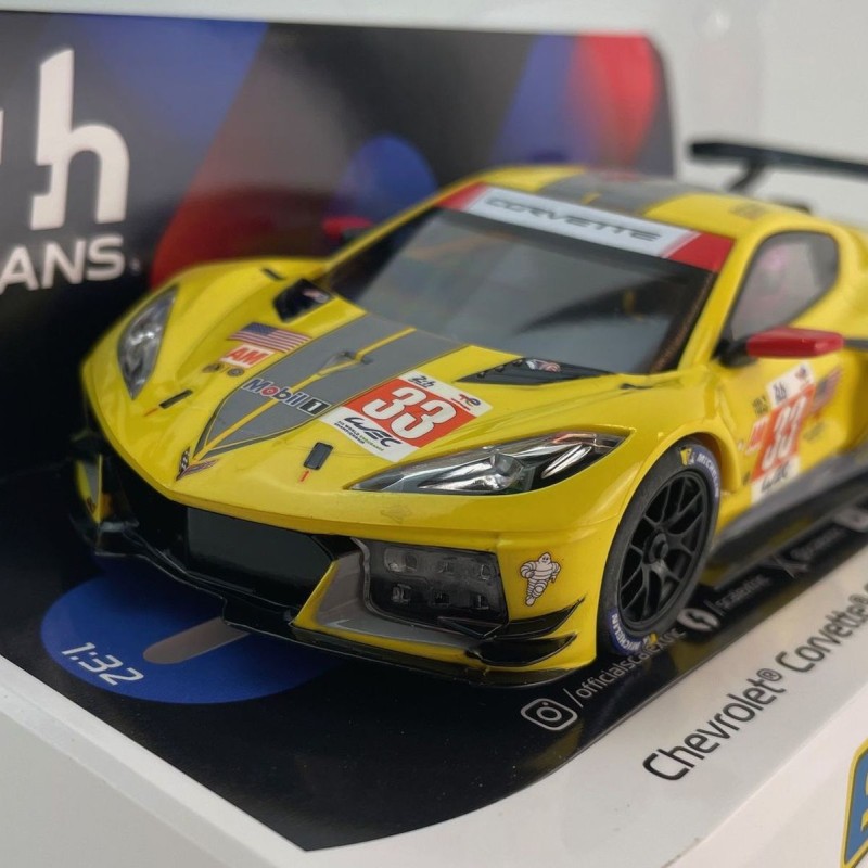 Scalextric C4558 Chevrolet Corvette C8.R 24 Hours Of Le Lans 2023 GTE AM Winner Slot Car 1:32 Scale