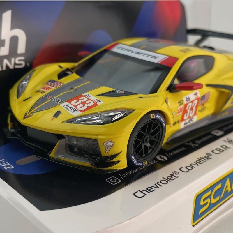 Scalextric C4558 Chevrolet Corvette C8.R 24 Hours Of Le Lans 2023 GTE AM Winner Slot Car 1:32 Scale