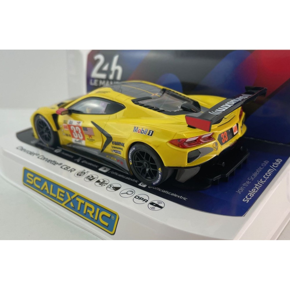 Scalextric C4558 Chevrolet Corvette C8.R 24 Hours Of Le Lans 2023 GTE AM Winner Slot Car 1:32 Scale