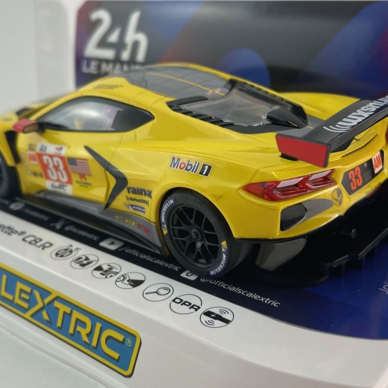 Scalextric C4558 Chevrolet Corvette C8.R 24 Hours Of Le Lans 2023 GTE AM Winner Slot Car 1:32 Scale