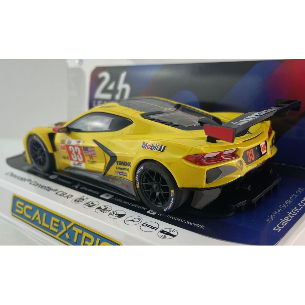 Scalextric C4558 Chevrolet Corvette C8.R 24 Hours Of Le Lans 2023 GTE AM Winner Slot Car 1:32 Scale