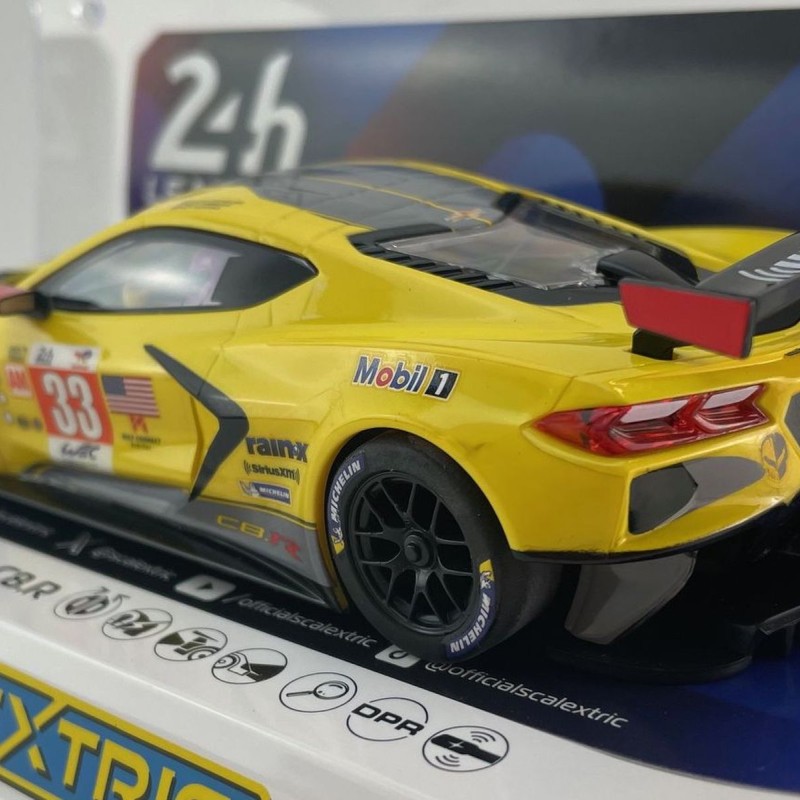 Scalextric C4558 Chevrolet Corvette C8.R 24 Hours Of Le Lans 2023 GTE AM Winner Slot Car 1:32 Scale