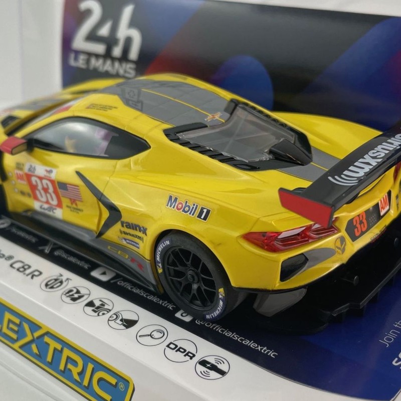 Scalextric C4558 Chevrolet Corvette C8.R 24 Hours Of Le Lans 2023 GTE AM Winner Slot Car 1:32 Scale