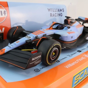 Scalextric C4559 Williams FW45 Alexander Albon F1 Gilf Edition Slot Car 1:32 Scale 