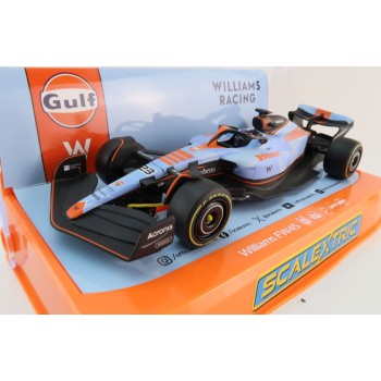 Scalextric C4559 Williams FW45 Alexander Albon F1 Gilf Edition Slot Car 1:32 Scale 