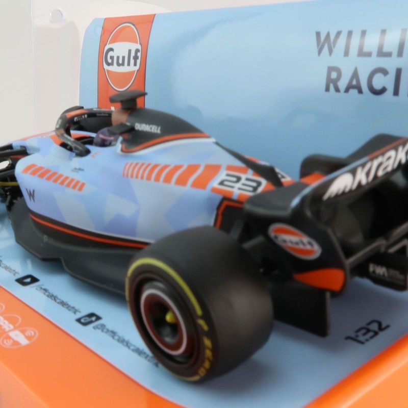 Scalextric C4559 Williams FW45 Alexander Albon F1 Gilf Edition Slot Car 1:32 Scale 