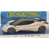 Scalextric C4568 GMA T.50 Hypercar Silver with Black Roof Slot Car 1:32 Scale
