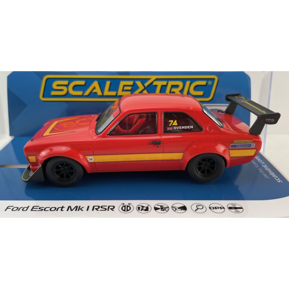 Scalextric C4571 - Ford Escort MK1 RSR - Modified Ford Series - Tom Ovenden Slot Car 1:32 Scale