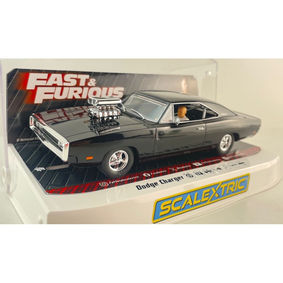 Scalextric C4573 Dodge Charger Dom Toretto - The Fast And The Furious Slot Car 1:32 Scale