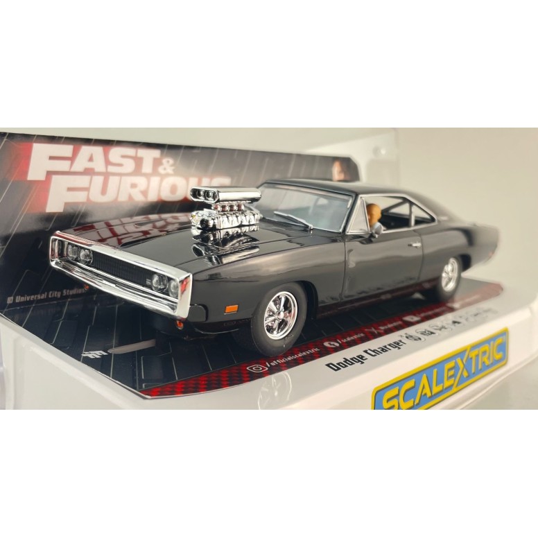 Scalextric C4573 Dodge Charger Dom Toretto - The Fast And The Furious Slot Car 1:32 Scale