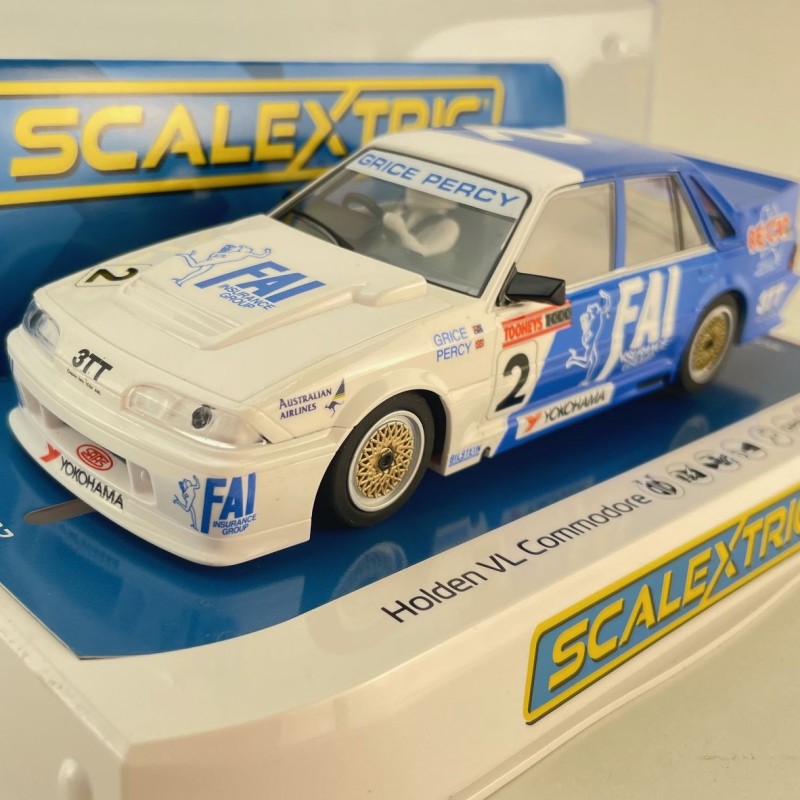 Scalextric C4585F Holden VL Commodore Group A 1988 Bathurst Grice & Percy AU Only Slot Car 1:32 Scale