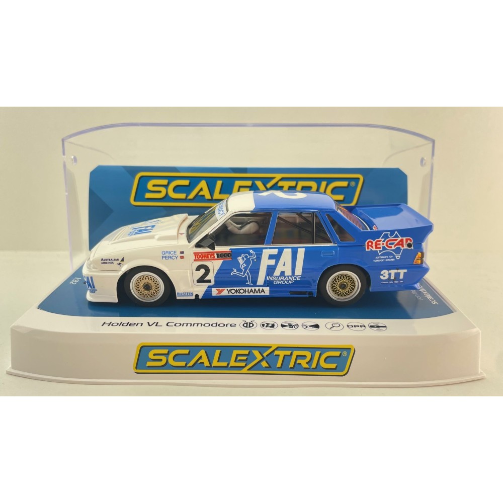 Scalextric C4585F Holden VL Commodore Group A 1988 Bathurst Grice & Percy AU Only Slot Car 1:32 Scale