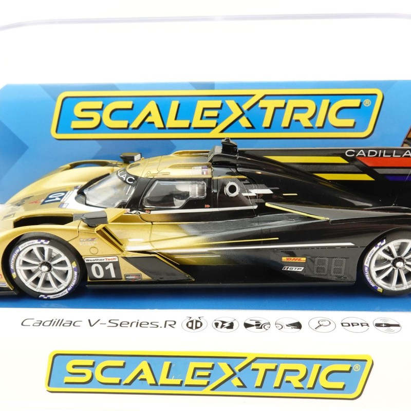 Scalextric C4586 Cadillac V-Series.R Cadillac Racing No.01 12 Hours of Sebring 2024 Slot Car 1:32 Scale